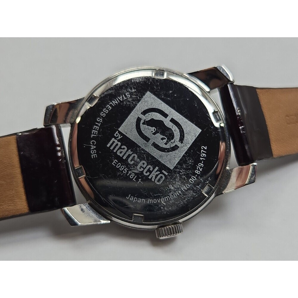 Marc Ecko E09518L1 Paradise Womens Crystal Bezel Silver Quartz Watch New Battery - Picture 12 of 12